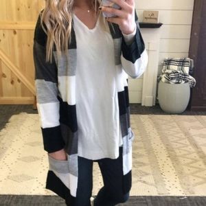 Striped cardigan